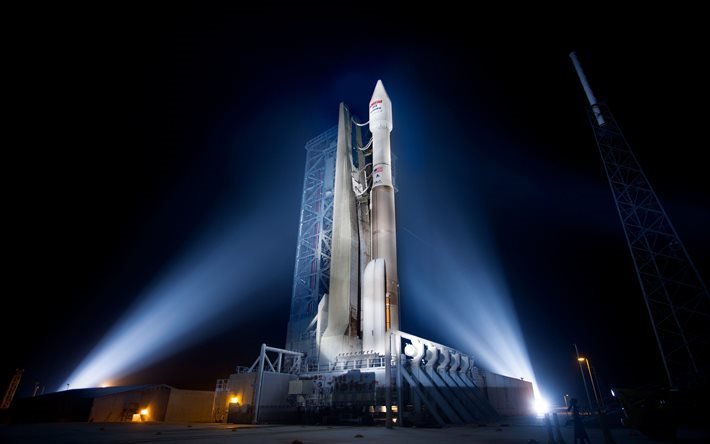 portador de cohete Atlas V 431, veh&#237;culo de Lanzamiento, estados UNIDOS, puerto Espacial