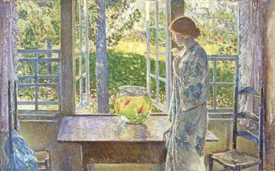 childe hassam, american impressionist painter, 1916