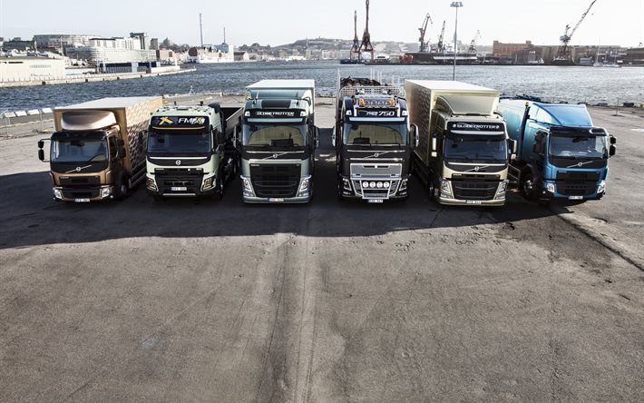 Volvo trucks, camiones de la serie, los nuevos camiones volvo fh de volvo fmx, volvo fl