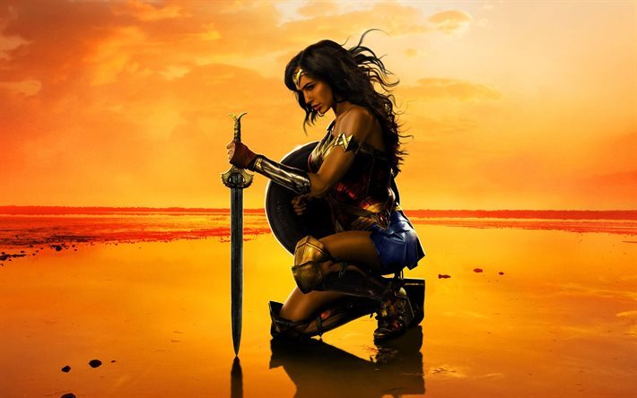 Wonder Woman, 2017, 4k, Gal Gadot, Supereroi