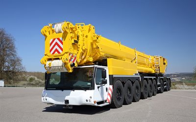 Liebherr LTM 1750-9-1, 4k, mobile cranes, 2022 cranes, construction machinery, special equipment, construction equipment, Liebherr
