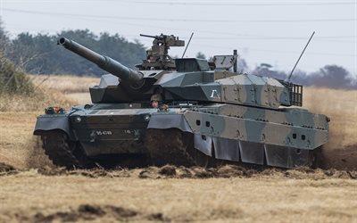 Type 10, JSDF, Japanese Main battle tank, Japanese Ground Self Defense Force, Japan, modern tanks, armored vehicles