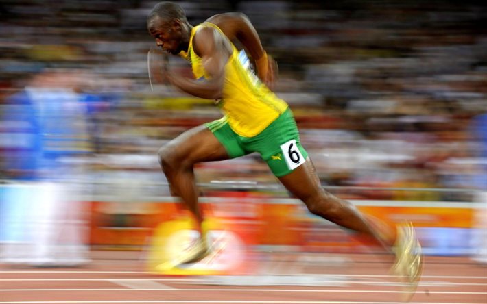 usain bolt, velocit&#224;, giamaica, sprinter, atleta