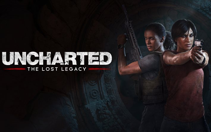 Uncharted The Lost Legacy, 4K, en 2017, jeux, Chloe Frazer, Nadine Ross