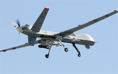 General Atomics MQ-1 Predator, american unmanned aerial vehicle, MQ-1 Predator, American remotely piloted aircraft, US Air Force