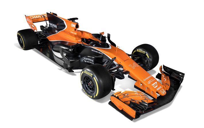 Formel 1, McLaren MCL32, 2017, F1, racing bil