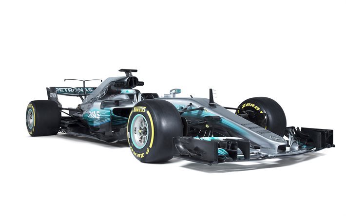 Formel 1, Mercedes-AMG F1 W08, 2017, F1, racing bil