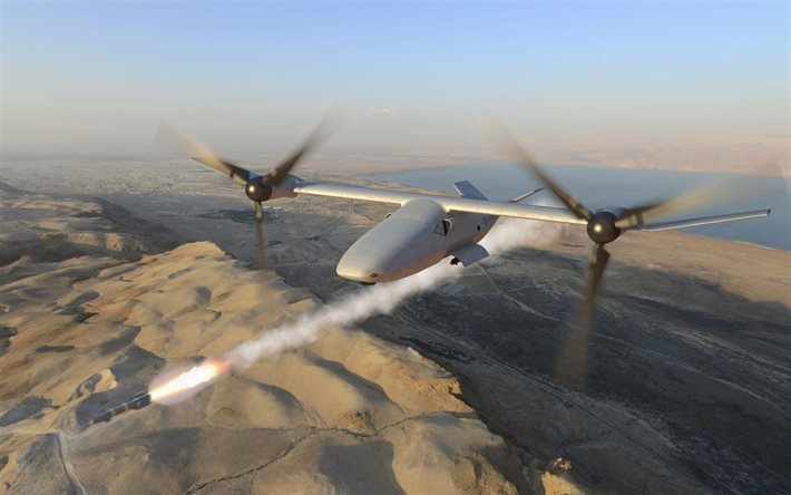 drone, Sterne Tailsitter Drone, de lancement de fus&#233;e, drone militaire, VANT