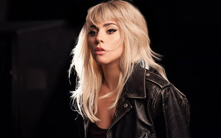 Lady Gaga, la cantante Americana, ritratto, bionda, make-up, Stephanie Germanotta
