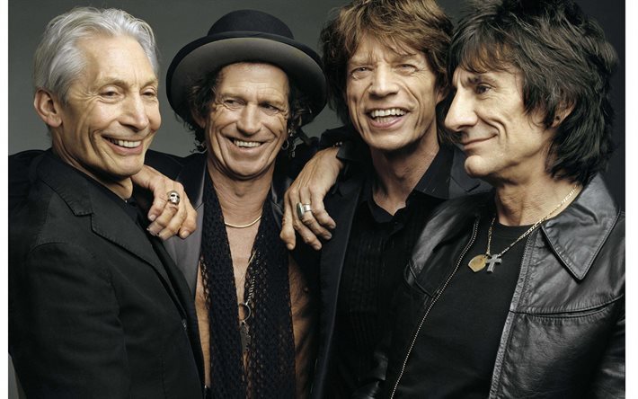 The Rolling Stones, Keith Richards, Mick Jagger, Charlie Watts, Ronnie Wood