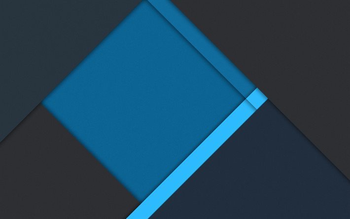lines, stripes, gray, blue, geometry, Android 5, Lollipop
