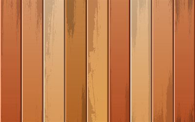 垂直木の板, 4k, ベクトル木製テクスチャ, 茶色の木製の背景, マクロ, 木の板, 木製の板, 茶色の背景, 木製のテクスチャ, 木製の背景