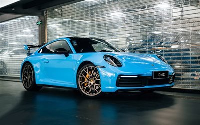 2022, Porsche 911 GT3 RS 97 Concept, DMC, 4k, blue sport coupe, Porsche 911 GT3 tuning, German sports cars, Porsche