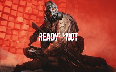 4k, Ready Or Not, poster, 2018 games, soldiers, Tactical FPS SWAT Game