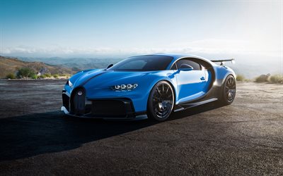 Bugatti Chiron, 4k, hypercars, 2020 cars, supercars, 2020 Bugatti Chiron, HDR, Bugatti