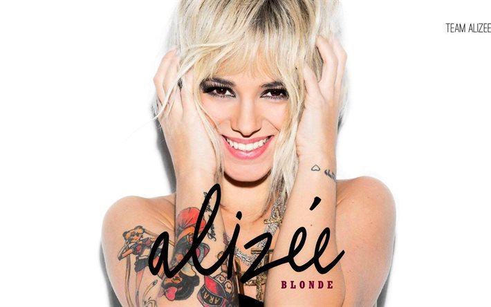 alizee, tattoo, singer, french