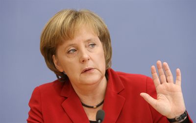 Angela Merkel, Chanceli&#232;re d&#39;Allemagne, portrait, homme politique allemand, Angela Dorothea Merkel, en Allemagne