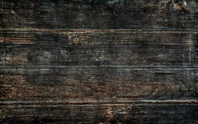texture en bois noir, 4k, texture naturelle, texture 3d en bois, texture en bois horizontale, textures 3d, fond en bois noir, arri&#232;re-plans en bois, textures en bois