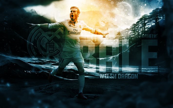 Gareth Bale, il Real Madrid, Spagna, il calcio, il calcio Gallese giocatore