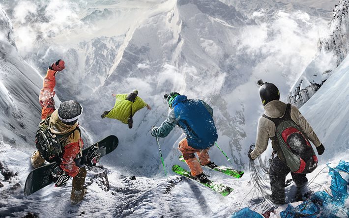 ubisoft annecy, extreme, sport, steep, game, 2016, ps4, xbox one
