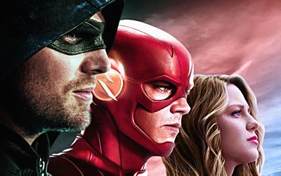 The Flash, 2017 movie, superheroes, Arrow, Flash, Supergirl