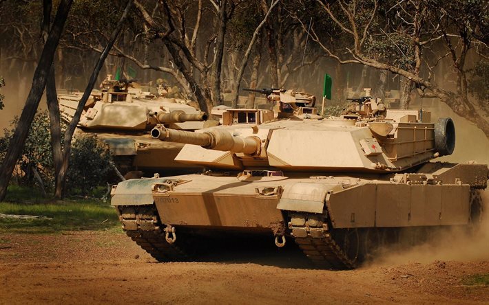 M1 Abrams, offroad, tanks, armored vehicles, US Army