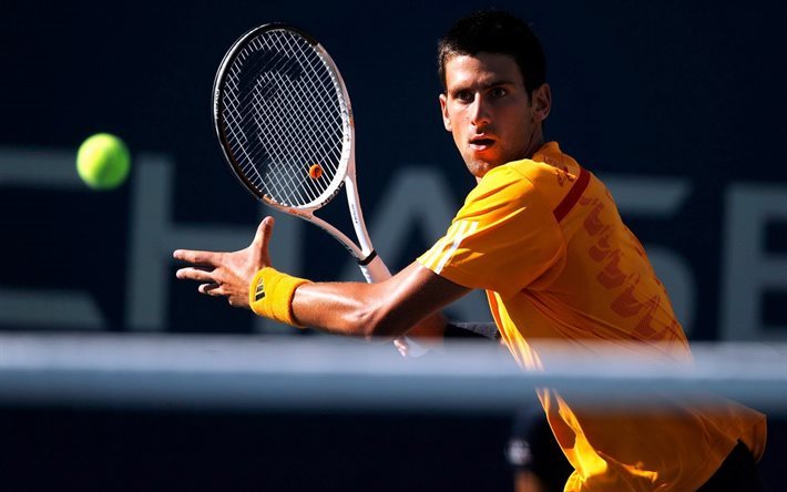 Novak Djokovic ATP, tennis players, match