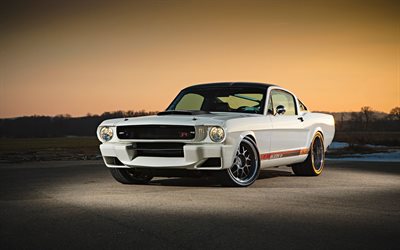 Ringbrothers Ford Mustang Blizzard, muscle cars, 1965 cars, tuning, retro cars, 1965 Ford Mustang, american cars, Ford