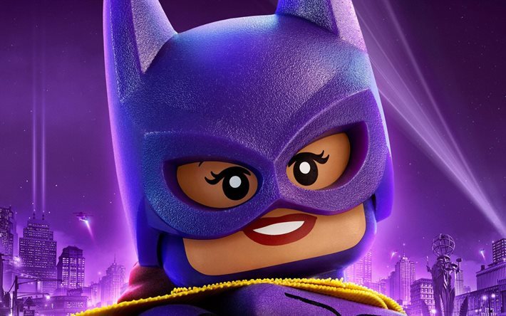 Batgirl, superh&#233;roes, 3d-animaci&#243;n de 2017 pel&#237;cula, El Lego Batman
