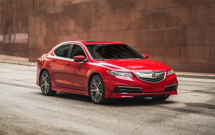Acura TLX, 2017, GT Packages, Red TLX, new TLX, Japanese cars, Acura