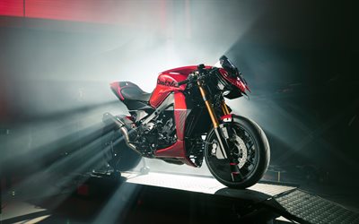 Puig Diablo, 4k, tuning, 2022 bikes, superbikes, 2022 Yamaha MT-09 SP, japanese motorcycles, Yamaha