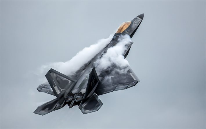 lockheed martin f-22 raptor, f-22, multirole fighter der us air force, usa