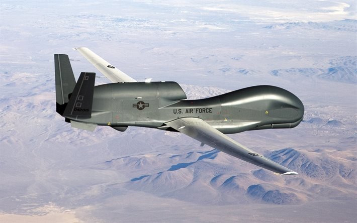 RQ-4 Global Hawk, insansız hava aracı, İHA, ABD, ABD Hava Kuvvetleri, ABD Ordusu