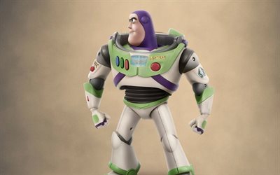 Buzz Lightyear, Toy Story 4, 4k, juliste, 2019 elokuva, 3D-animaatio