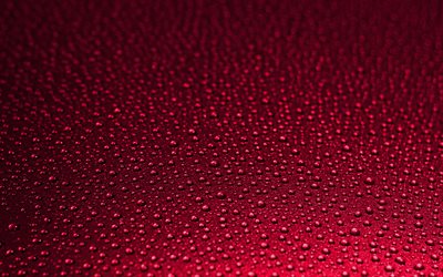 water drops pattern, 4k, macro, water drops texture, purple water background, water drops, background with water drops