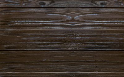 planches de bois horizontales, macro, fond en bois marron, gros plan, arri&#232;re-plans en bois, planches de bois, arri&#232;re-plans marron, textures en bois