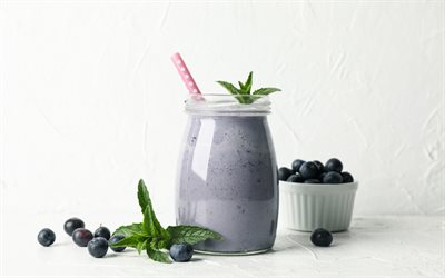 blueberry smoothie, berries smoothies, purple smoothies, milkshakes, blueberry yogurt
