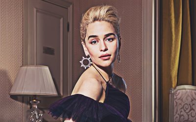 Emilia Clarke, 4k, Cannes photoshoot, Hollywood, movie stars, british actress, Emilia Clarke photoshoot