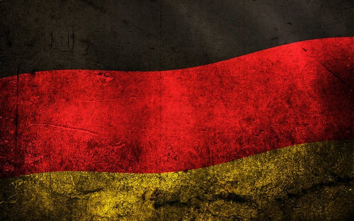 Germany flag, Germany, grunge, symbols of Germany, German flag