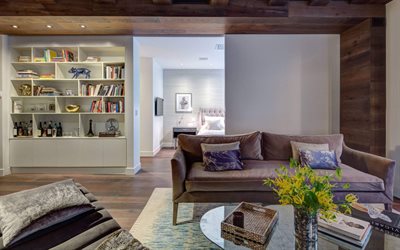 design de apartamento elegante, design de interior moderno, sala de estar, quarto, ideias de renova&#231;&#227;o, design de interior elegante