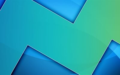 blue background, 5k, android creative, lines, geometry, abstract material