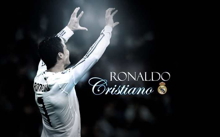 Cristiano Ronaldo, jalkapalloilija, fan art, cr7, jalkapallo t&#228;hte&#228;, FC Real Madrid