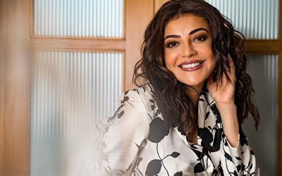 Kajal Aggarwal, Indian actress, photoshoot, portrait, makeup, beautiful woman, Indian star