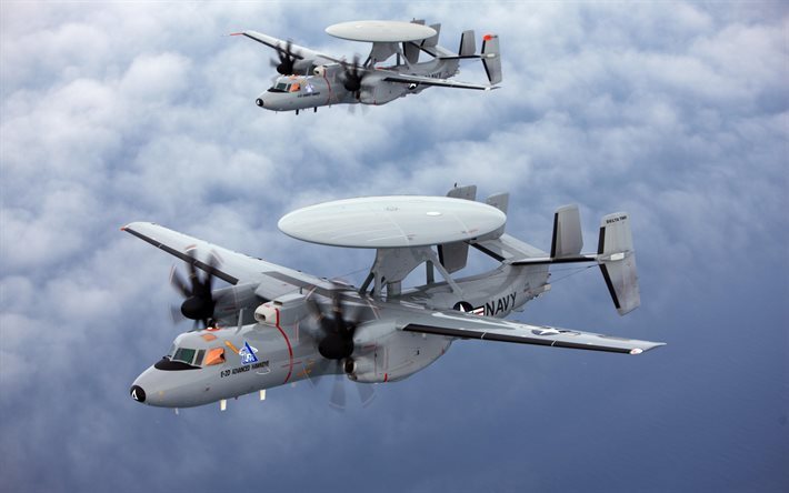 Deck-based aircraft, Grumman E-2 Hawkeye, United States Navy, US Air Force, tactical airborne, USA Army, Northrop Grumman