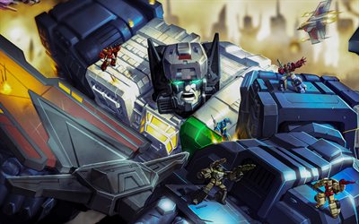 Fortress Maximus, 4k poster, 2018 movie, Transformers Titans Return