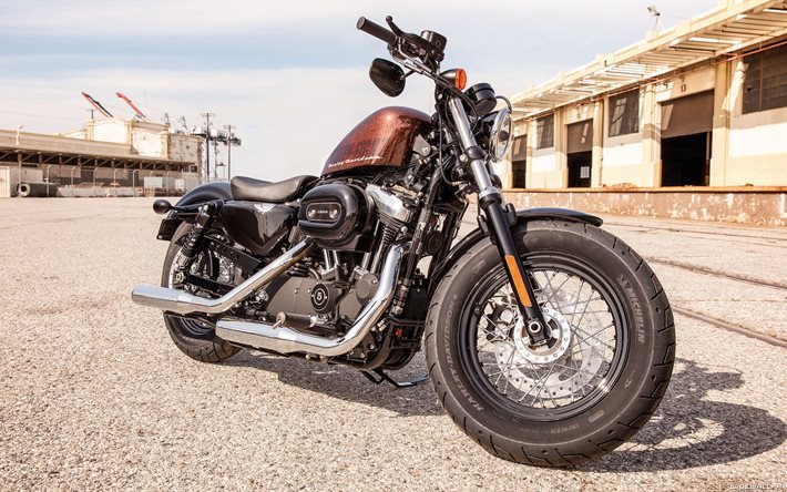 1200 Harley-Davidson Sportster, 4k, 2017 motosiklet, klasik motosiklet