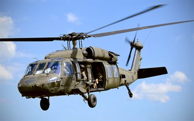 Sikorsky UH-60 Black Hawk, NATO, combat aircraft, UH-60 Black Hawk, attack helicopters, US Army, Sikorsky