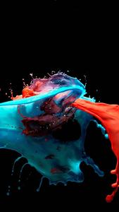Hd farbige farbe spritzer