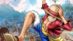Bild von monkey d luffy dem gummi mann aus der beliebten anime serie one piece