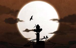 Itachi uchiha anime silhouette bild